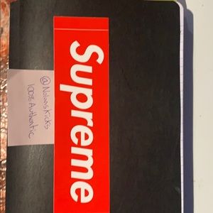 Supreme Box Logo Sticker 100% Authentic.